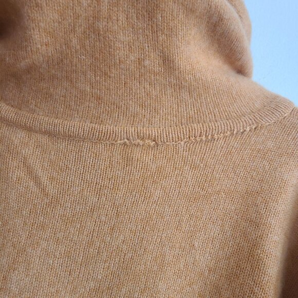 Avon Celli Italy Women's Cardigan Cashmere Sweater Size 44 Vintage Orange - Picture 11 of 11